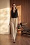My Fashion High Waist Wide Leg Pants, Pack of Belt - 5