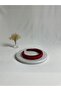 Red Thin Curved K Velvet Crown Hair Band - 2