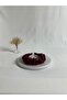 Burgundy Ruched Satin Crown Hair Band