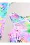 Pink Batik Print , Sun Protection Upf 50+ Swimsuit Top, Bikini and Hair Clip Set - 8