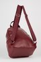 Women's Penguin Claret Red 2 Compartments 2 Sides Pocketed Faux Leather Zipper Closure Travel & Daily Use Backpack - 4
