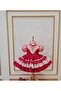 Red Puffy Ruffle Dress Eyelet Embroidery - 2