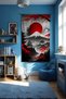 Mount Fuji Japan Gamer Room Wall Covering – Anime & Fantasy Design, Setup Decor, Large Size - 3
