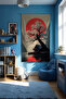 Inner Peace in Japan Anime Wall Cloth – Large Size Tapestry Room Decor High-Definition Printing - 3