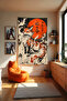 Fox Spirit Aesthetic Wall Covering – Anime Room Decor Tapestry Large Size Wall Decor - 4