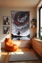 Dragon Slayer Wall Covering – Large Size Tapestry Wall Rug Sq, Game Anime Movie Room Decor - 4