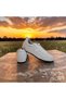 Bestof 124 Tx White Thin Sole Men's Sports Shoes - 6