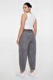 Women's Black Summer Pants with Elastic Waist and Ribbed Stones, Special Design Shalwar Denim Trousers - 4