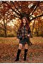 Winter Transitional Double Pocketed Button Oversized Plaid Women's Lumberjack Shirt