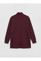 Lcwaikiki Classic Mürdüm Soft Touch Oversized Women's Sweatshirt Tunic - 6