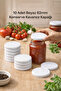 10 Pieces 82mm Jar Lid Metal Leak-Proof Cover Ra439