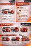 3-Piece Fire Truck Set Toy – Plastic – Fire Truck with Ladder, Off-Road Water Tanker & Rescue Vehicle - 3
