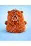 Capybara Plush Green Sulfate Cute Keychain Capybara with Hamburger Capipara Labubu Toy Lover - 6