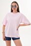 Women's Back Print Detailed Crew Neck Oversize T-Shirt 260259 - 3