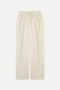 Women's Ecru Tie-Waist Jogger Pants - 4