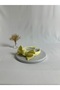 Pale Yellow Double Crepe Bow Crown Hair Band - 3
