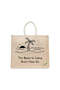 Tote Bag - The Beach is Calling Printed Stylish Carry-All Cotton Tote Set of 01
