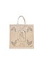 Tote Bag - Quiet Muse Printed Stylish Carry-All Cotton Tote Set of 01