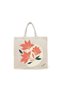Tote Bag - Coral Bloom Printed Stylish Carry-All Cotton Tote Set of 01