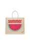 Tote Bag - Summer Watermelon Printed Stylish Carry-All Cotton Tote Set of 01
