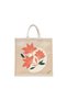 Tote Bag - Coral Bloom Printed Stylish Carry-All Cotton Tote Set of 01