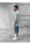 Men's Washable Round Neck Oversized T-Shirt - 3