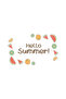 Tote Bag - Hello Summer Printed Stylish Carry-All Cotton Tote Set of 01 - 5