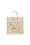 Tote Bag - Line of Being Printed Stylish Carry-All Cotton Tote Set of 01
