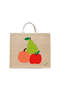 Tote Bag - Fruit Stack Printed Stylish Carry-All Cotton Tote Set of 01