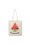 Tote Bag - Summer Watermelon Slice Printed Stylish Carry-All Cotton Tote Set of 01