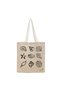 Tote Bag - Ocean Gems Printed Stylish Carry-All Cotton Tote Set of 01