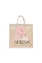 Tote Bag - Spring Printed Stylish Carry-All Cotton Tote Set of 01