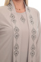 Mother's Inner-Outer Suit with Stones and Brooch, Stylish Wedding Suit - 2