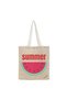 Tote Bag - Summer Watermelon Printed Stylish Carry-All Cotton Tote Set of 01