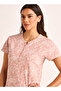 Printed Sleepshirt with Short Sleeves - 4