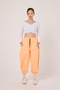 Women's Street Style Dirty Stitched Half-Shalwar Cut Pants - 3