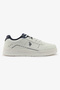 Men's White Low-Top Sneaker - Lightweight Stylish Lace-Up Design with Comfort Cushioned Sole