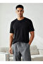 Men Cotton Striped Button Front Nightwear Set - 2