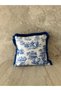 French Country Rustic Vintage Decorative Suede 5-Piece Throw Pillow Cover and Runner Combination - 4