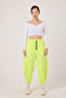 Women's Street Style Dirty Stitched Half-Shalwar Cut Pants