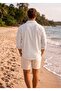 Iron-Free, Lightweight Do Textured Fine Stripe Dress Shirt for Men in Drapey Sizes, Summer Style - 2