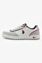 Men's White Low-Top Sneakers - Lightweight Timeless Lace-Up Style, Ideal for Casual Outings - 2