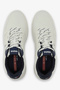 Men's White Low-Top Sneaker - Lightweight Stylish Lace-Up Design with Comfort Cushioned Sole - 5