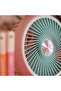 Wireless Desktop Fan Pink & Mint – Portable Rechargeable Fan for Home & Office - 4