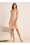Set of 2 - Long Slip Dress Sleeveless Lace Trim - 2
