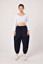 Women's Street Style Dirty Stitched Half-Shalwar Cut Pants - 2