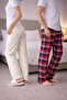 100% Cotton Combed Single Jersey Double Set of 2 Women's and Men's Pajama Bottoms - 7