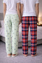 100% Cotton Combed Single Jersey Double Set of 2 Women's and Men's Pajama Bottoms - 7