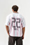 Twenty Two Jersey Polo Neck Oversized Jersey T-Shirt - 3