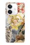 Oppo A3 Compatible Angels and Sculpture Collage Patterned Transparent Phone Case
